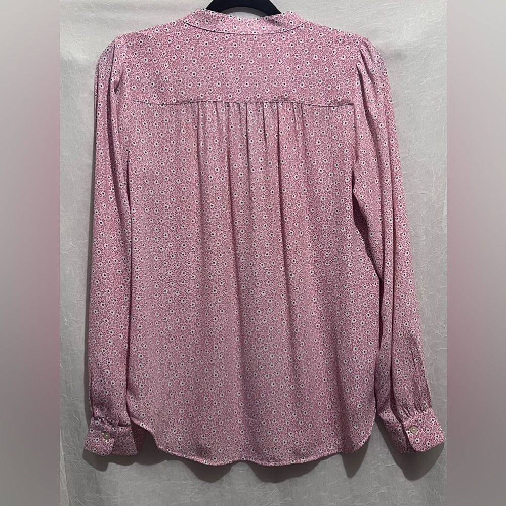 LOFT Pink Patterned Blouse - Picture 4 of 7